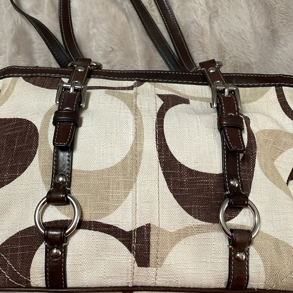 Coach gallery canvas tote bag B24 - Picture 4 of 15